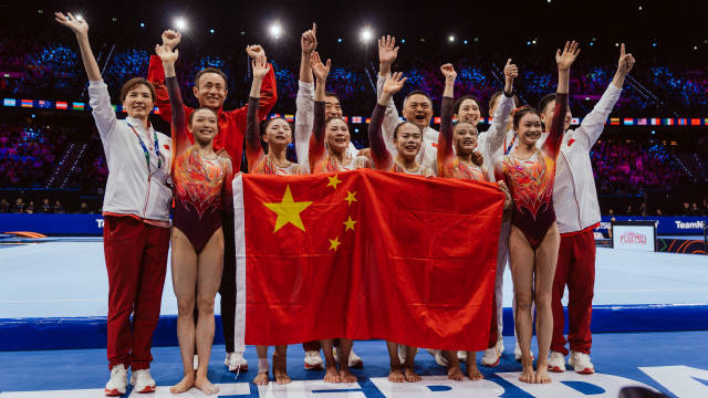 中国女队获世锦团体金牌